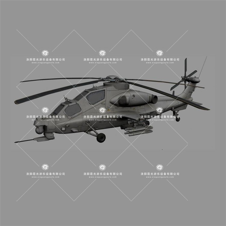 小金武装直升机3D模型